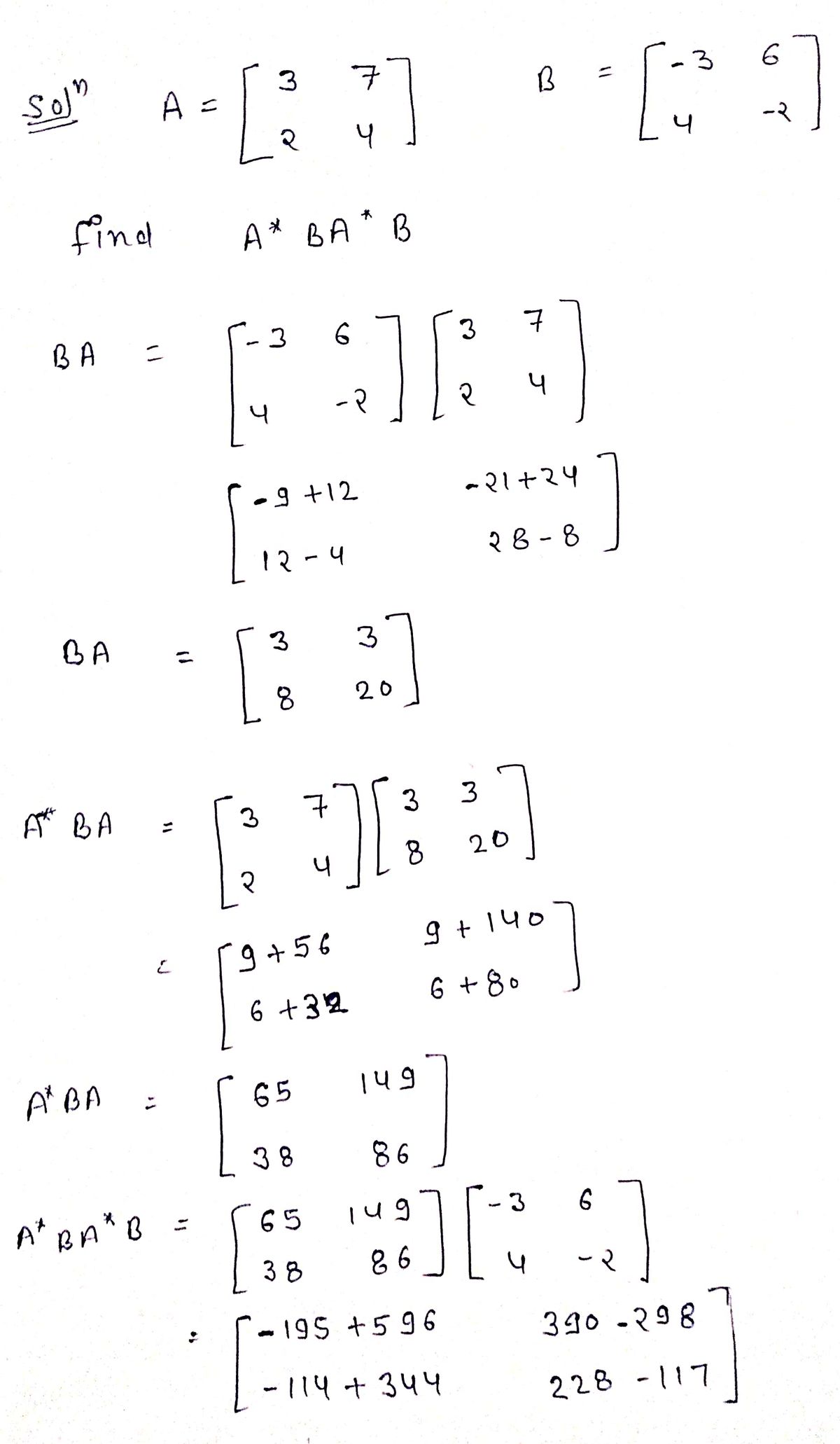 Algebra homework question answer, step 1, image 1